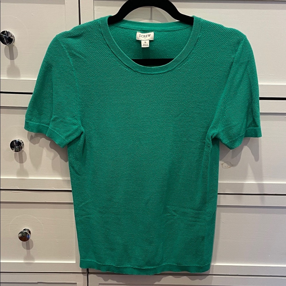 J. Crew Vibrant Green Short Sleeve Tee